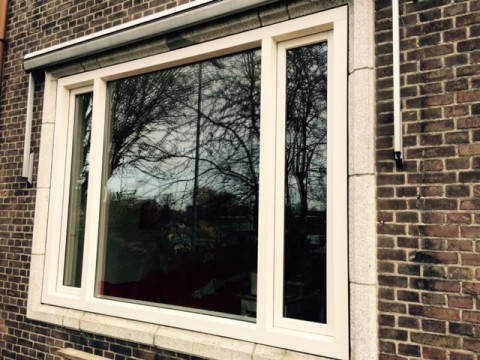 Kunststof kozijn voorzijde